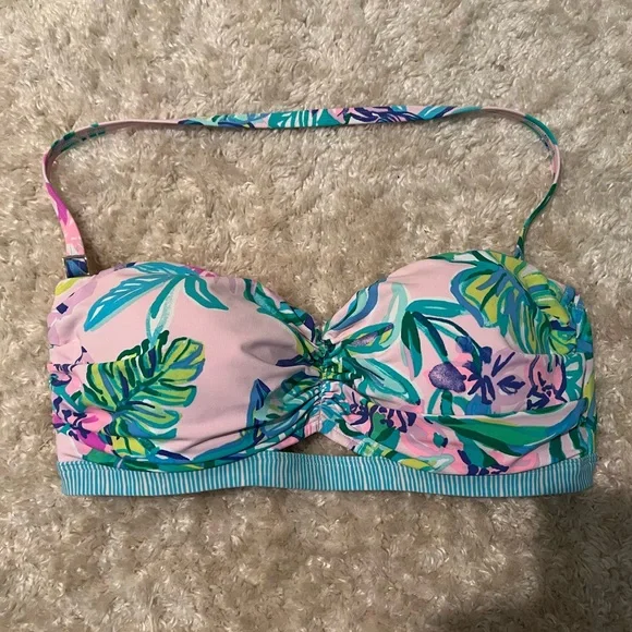 Lilly Pulitzer mermaid in the shade Bikini Top 6 - Picture 1 of 3